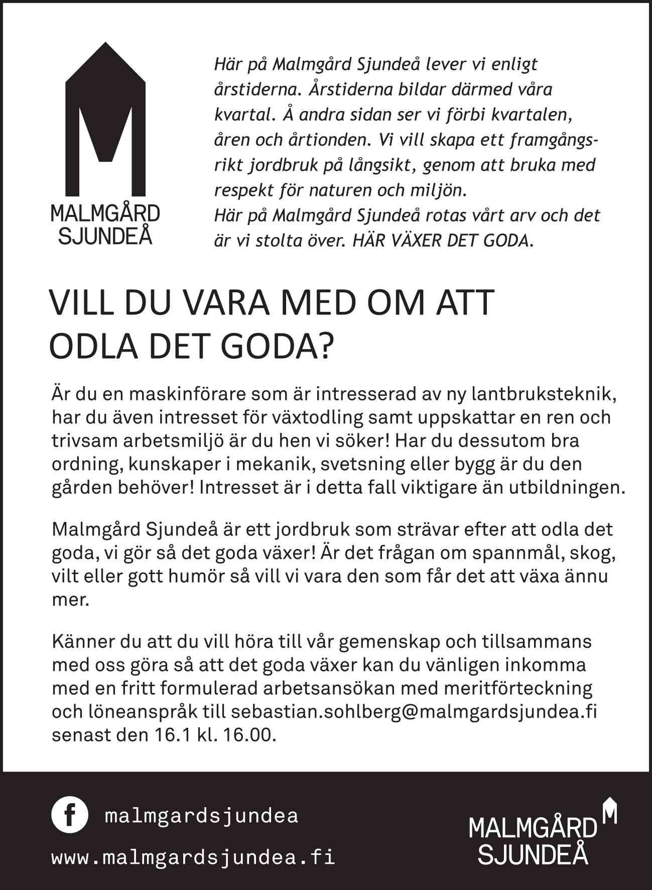 malmgard sjundeå rekry